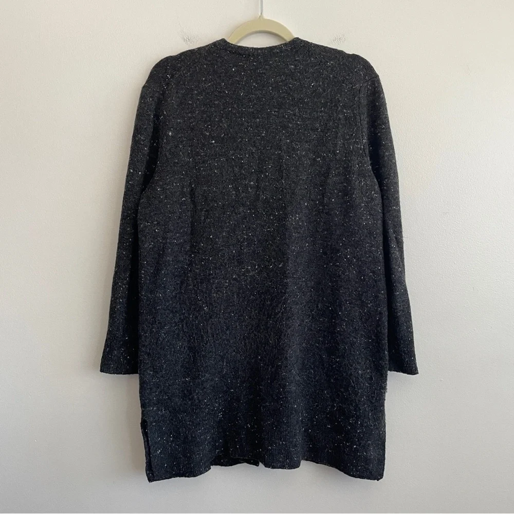 Madewell Donegal Kent Cardigan Sweater in Coziest Yarn wool slouchy speckled M - Picture 5 of 14